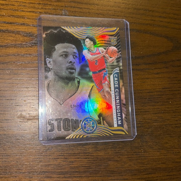 Cade Cunningham, illusions by Panini, 2021, 2022, number 151 Holographic - Picture 2 of 3